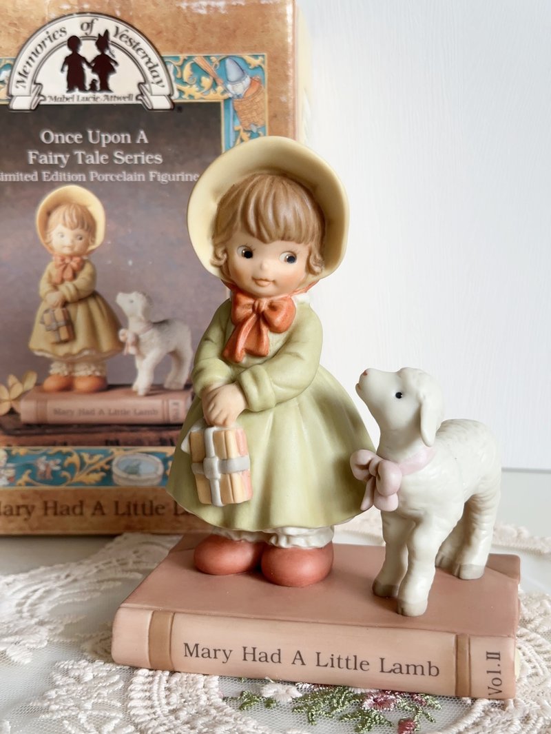 美國enesco  memories of yesterday 童年往事娃娃 限量收藏擺件 - 公仔/玩偶 - 瓷