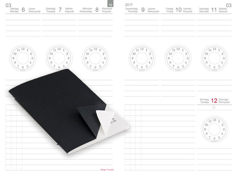 【2026年曆】拆換格式 - 時間軸∣尺寸A5∣X47 - 日曆/月曆/年曆 - 紙