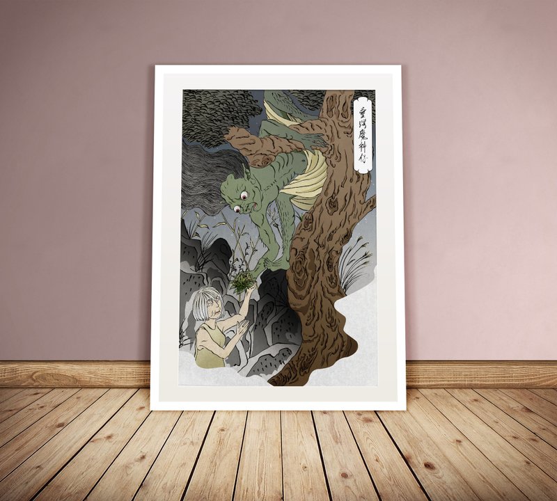 Exquisite ukiyo-e ghost illustration original