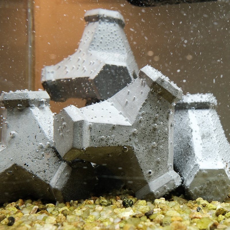奇舍記。水泥消波塊。擺件/禮品/水族魚缸/園藝造景 - 擺飾/家飾品 - 水泥 灰色