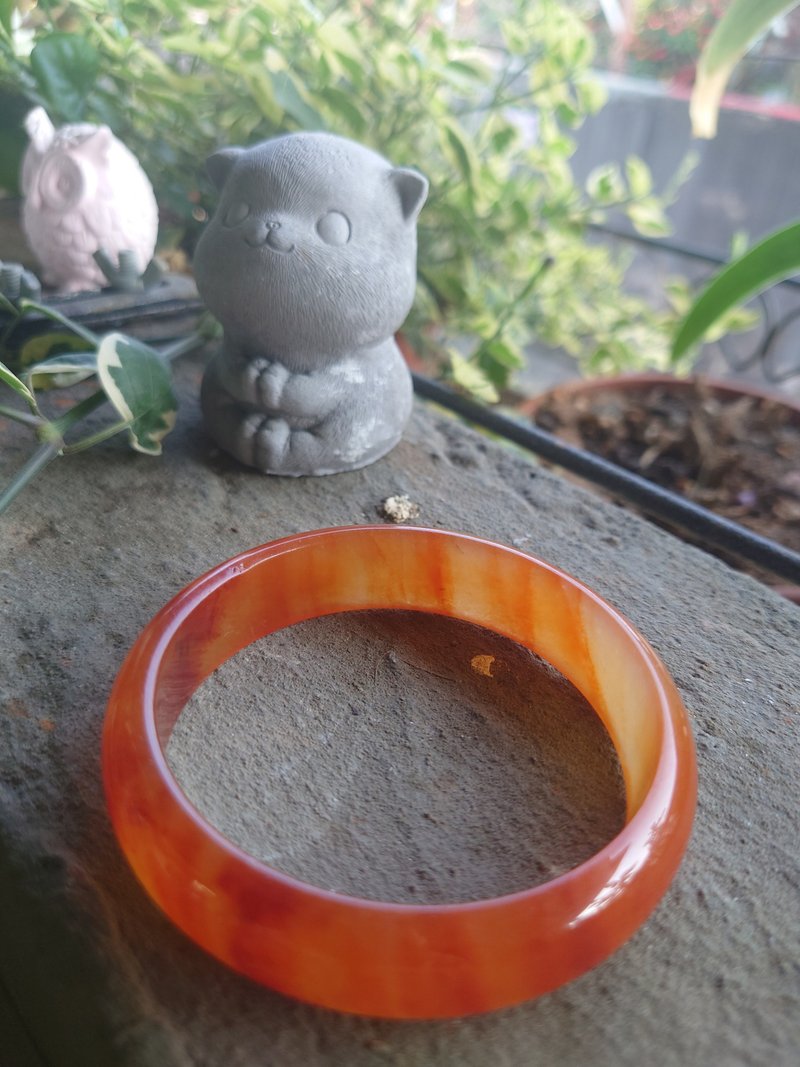 Miss feng天然石-金絲玉手鐲 - 手鍊/手環 - 玉石