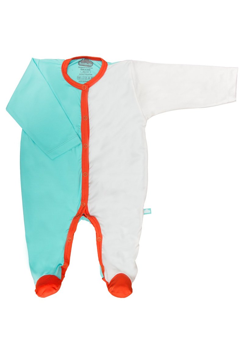 SanBelle Baby Pajama★Anti-humidity★0-12m Calypso×Cream