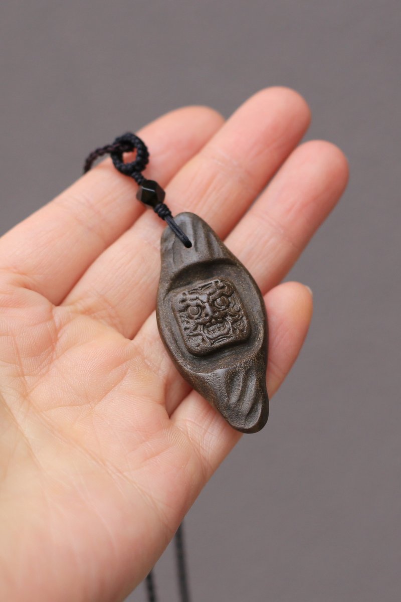 壹染指原創香品 手捏系列 | 古法小龍涎香 瑞獸 | 僅一件 - 項鍊 - 植物.花