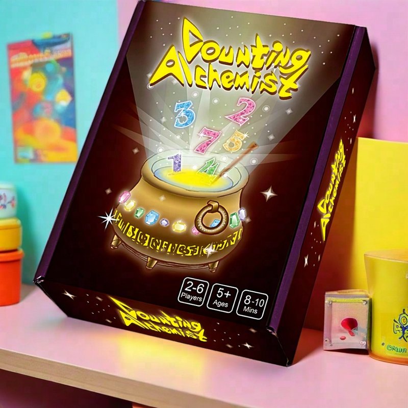 鍊金數士 | 數學遊戲 派對桌遊 兒童節禮物 聖誕禮盒 畢業禮物 - 寶寶/兒童玩具/玩偶 - 塑膠 咖啡色