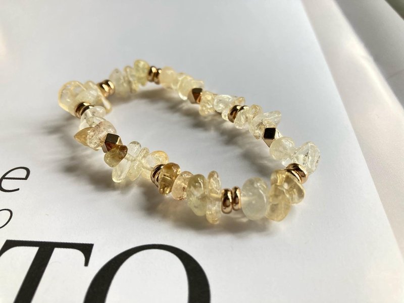 招財隨形黃水晶手串 - 手鍊/手環 - 水晶
