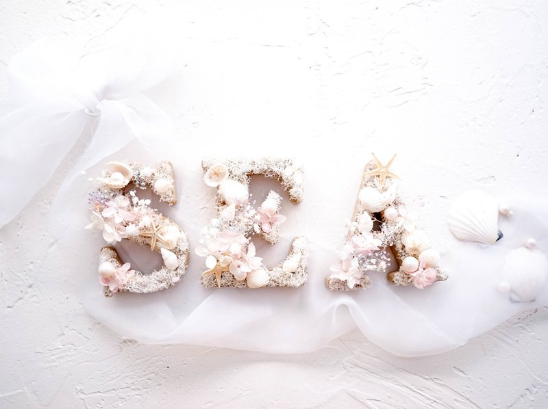 Little Girl Lido Not Withered Flower Text Customized Series - White Pearl Ocean Wind Limited Order