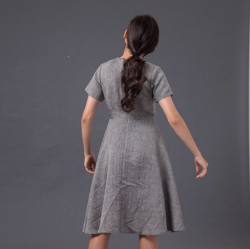 Homemade pancake dress (Charcoal)