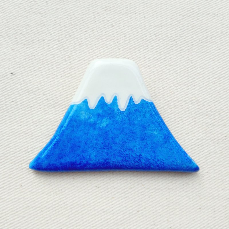 Mount Fuji pins / sea blue