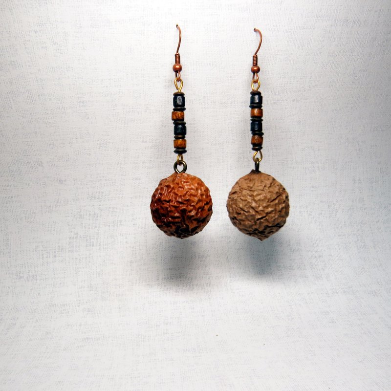 Tropical Fruit Earrings: Qiongya Haitang