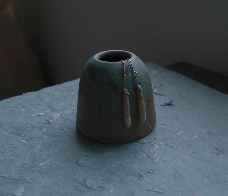 pottery earrings