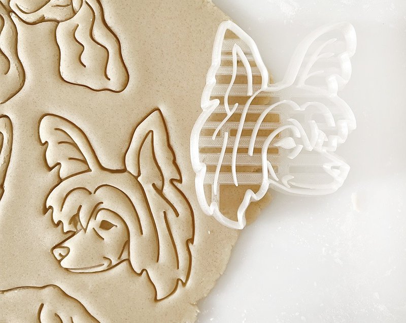Chinese Crested Dog Cookie Cutter - 其他 - 塑膠