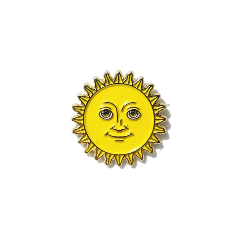 Sun Emoji Pin