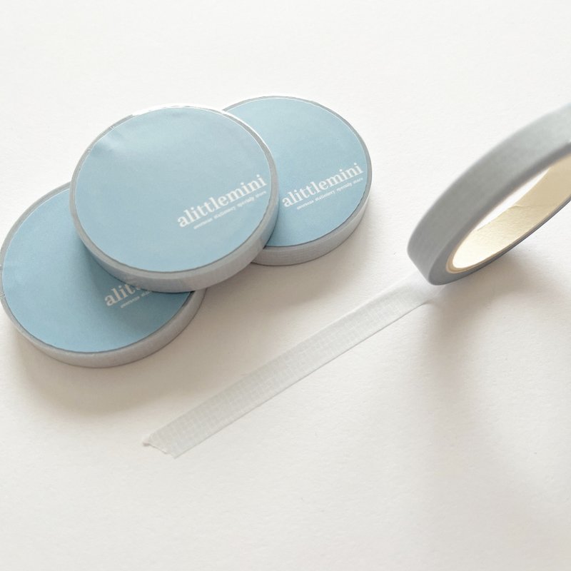 7mmマスキングテープ ミルキーブルー - 紙膠帶/和紙/PET - 紙 藍色