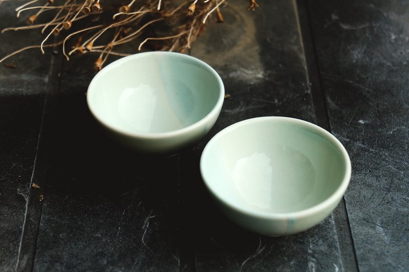 手工陶瓷 看海日記 茶杯 二件組