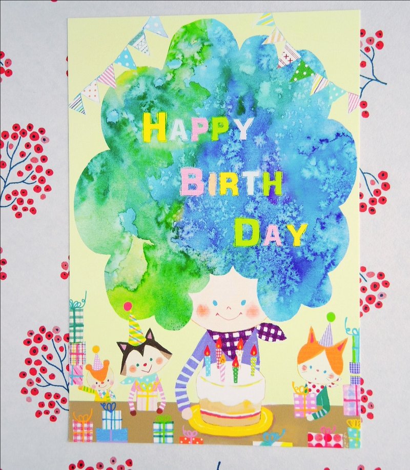 Postcards birthday Kae Fu Sophie