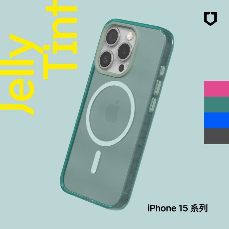 JellyTint(MagSafe兼容)透明防摔手機殼 for iPhone 14/15系列 - 手機配件 - 塑膠 透明
