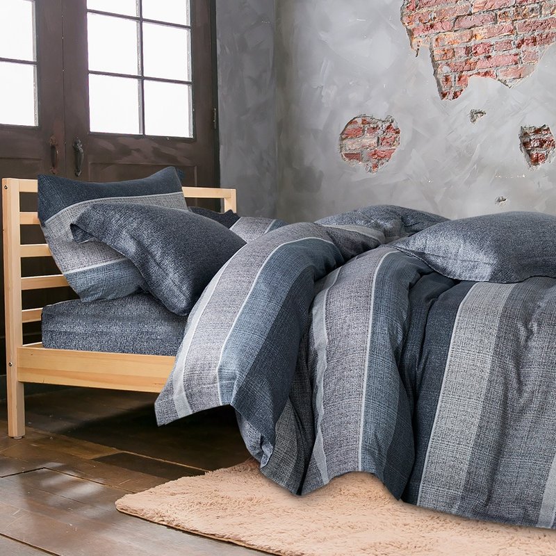 YN117/奧地利100%萊賽爾涼感40支純天絲TM/鋪棉床包組/鋪棉床罩組 - 寢具/床包 - 絲.絹 多色