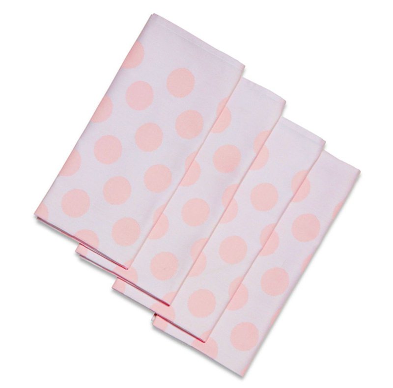 Surprise at the end of the year Pink Small & B Napkins / Pink Napkin (4 pcs)