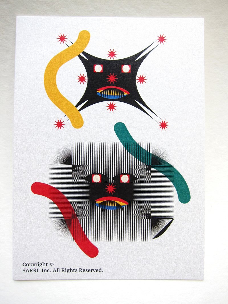 "Birthday pull guns" postcards birthday card design colored illustration Illustrated card Universal Card Art Valentine love modern art particularly interesting characteristics strange weird cute yellow Taiwan's fun eye-catching sequins flash