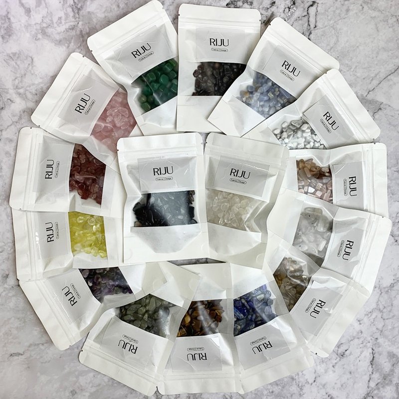 Goody Bag - Limited Special = Fuku Bag = Crystal Purifying Degaussed Crushed Stone 4 Pack - Optional Style Optional
