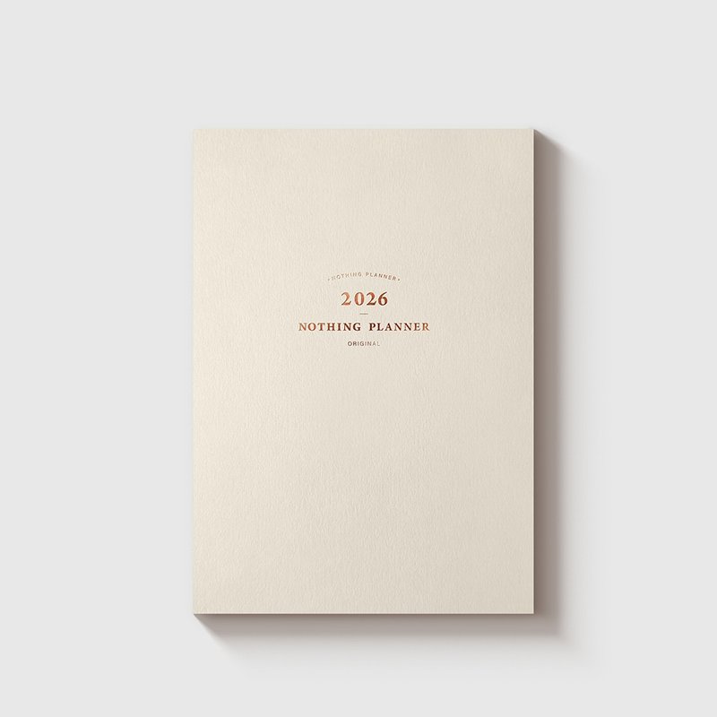 臺灣大學 NOTHING PLANNER 2026 日計畫 Original - 筆記本/手帳 - 紙 多色