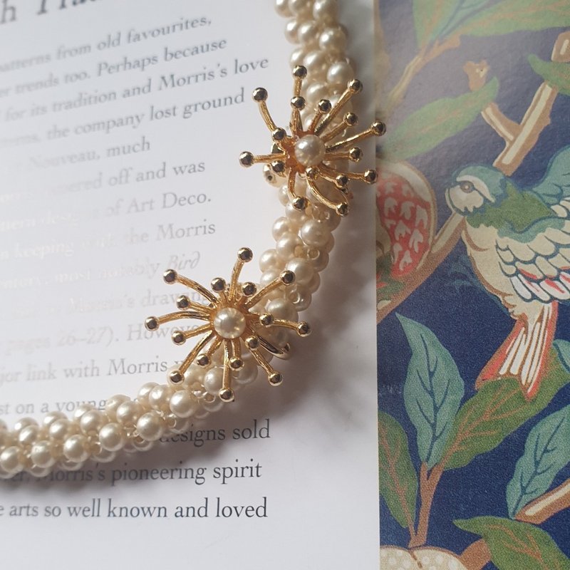 一月一日。獨家設計。小煙火 / 耳環 耳針 耳夾 - 耳環/耳夾/耳骨夾 - 其他金屬 金色