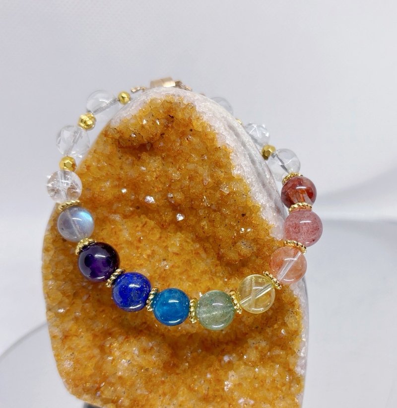 曜映七輪—能量啟動 × 靈性守護 - 手鍊/手環 - 水晶 多色