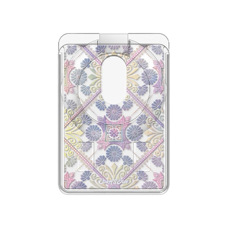 紫夢微光 透彩花磚系列 磁吸壓克力卡套支架 CSBT10 - 手機配件 - 壓克力 多色