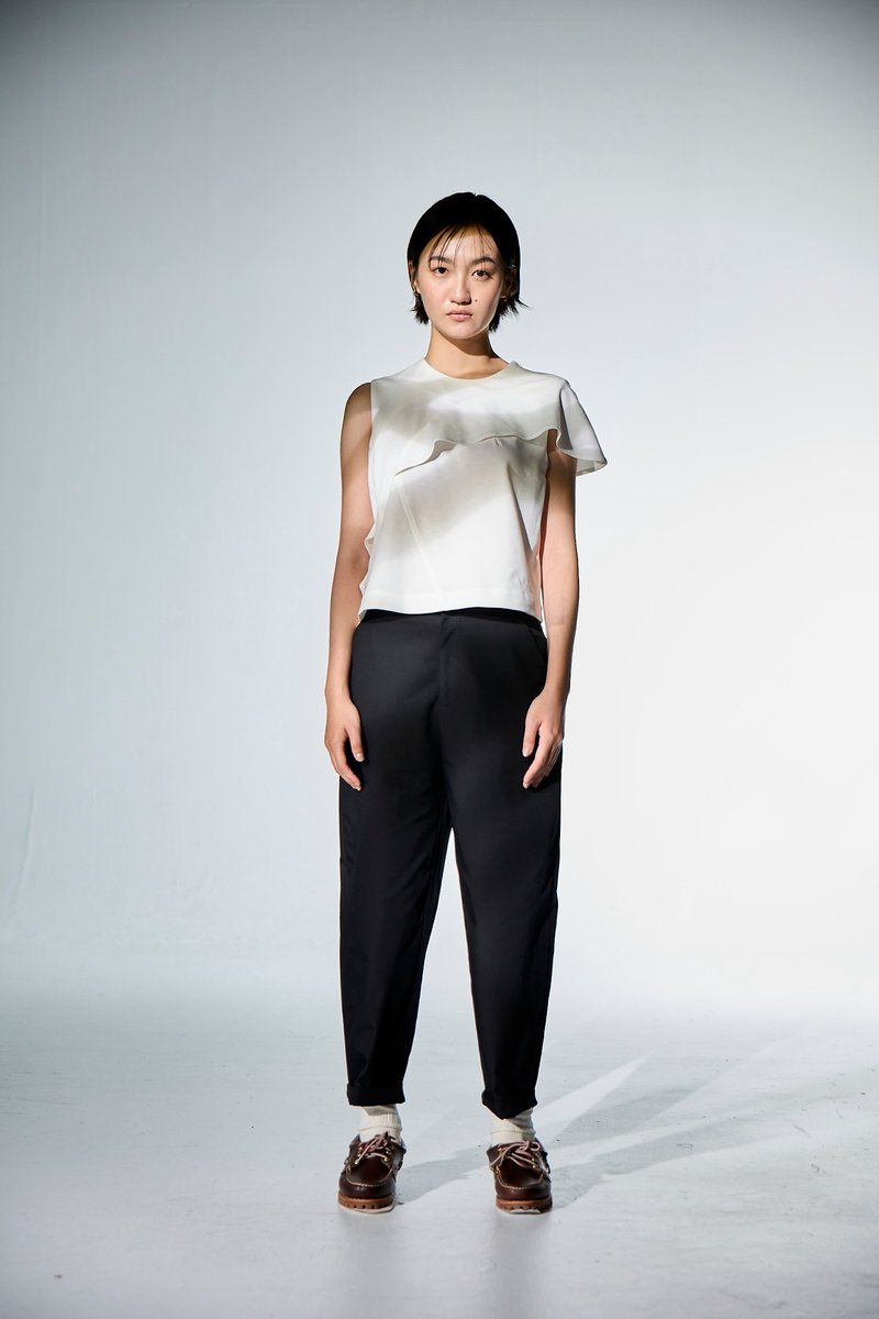 飄飄飾片無袖上衣 - 背心/無袖上衣 - 其他材質