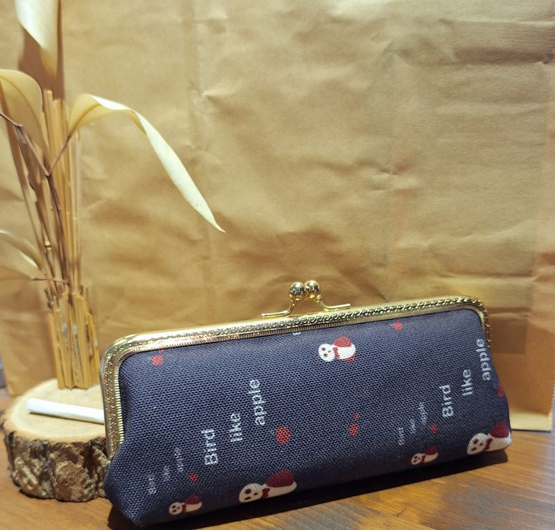 設計款印花眼鏡包-鳥兒蘋 - 眼鏡盒/眼鏡布 - 聚酯纖維