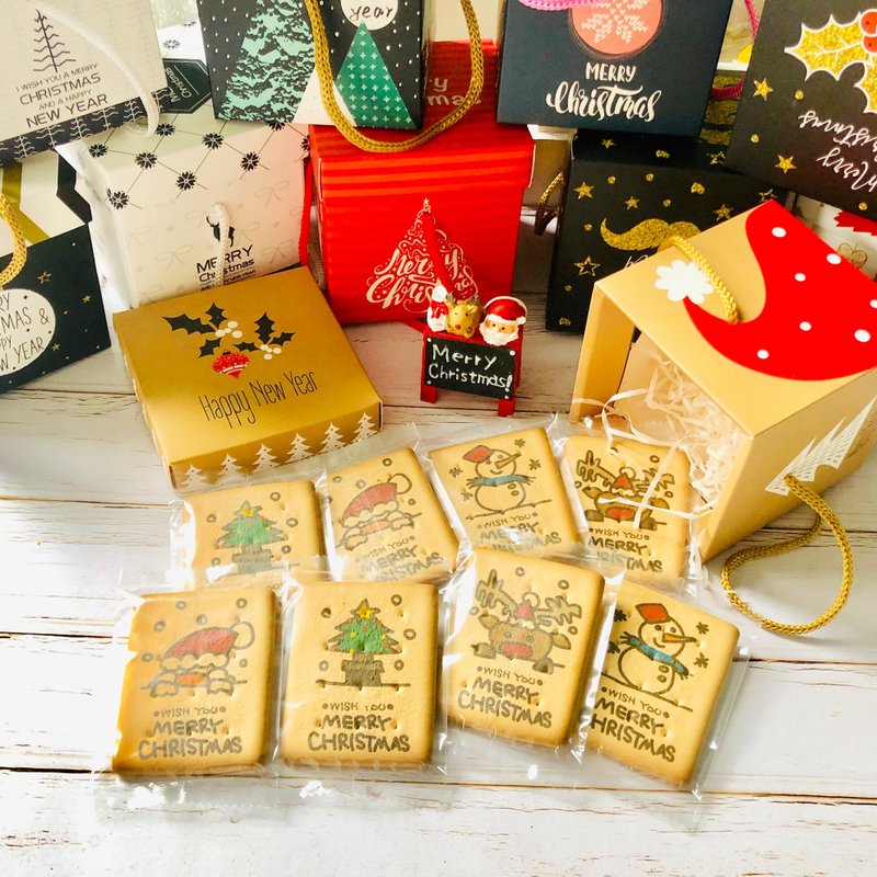 【聖誕交換禮物】和去年不一樣的聖誕卡片餅乾 - 手工餅乾 - 新鮮食材