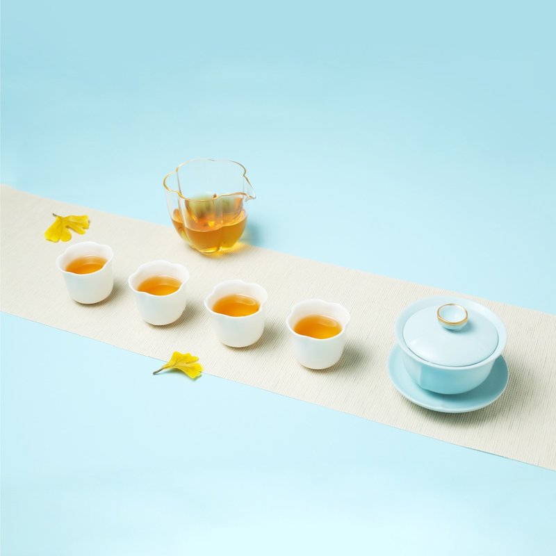 【陸寶LOHAS】菩提茶組  瓷與玻璃的結合 - 茶壺/茶杯/茶具 - 瓷