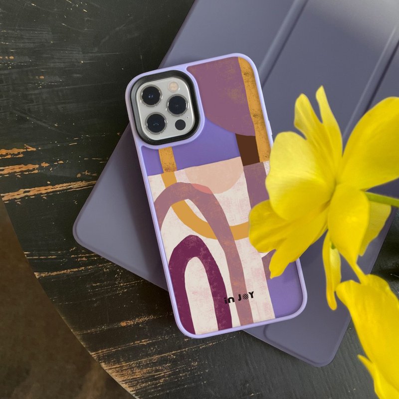 iPhone 16/15/14/13/12/SE3 剎那與永恆 磨砂手感 防摔手機/ - 手機殼/手機套 - 塑膠 多色