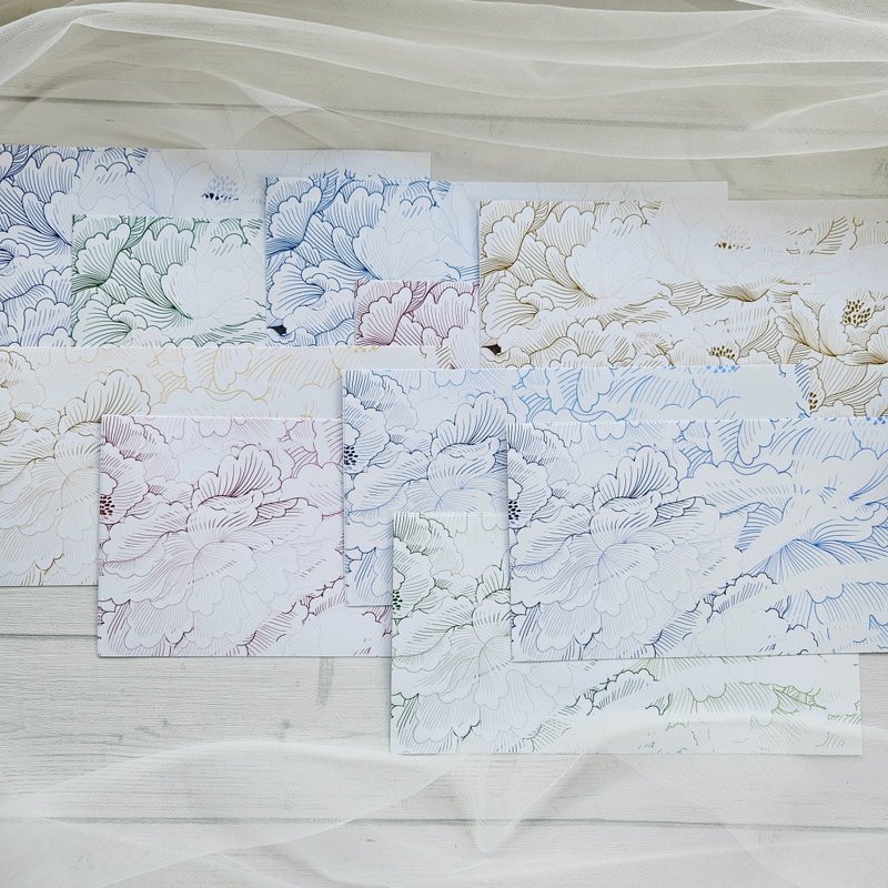 Oriental design paper(memo)_25_October_1 - 貼紙 - 紙