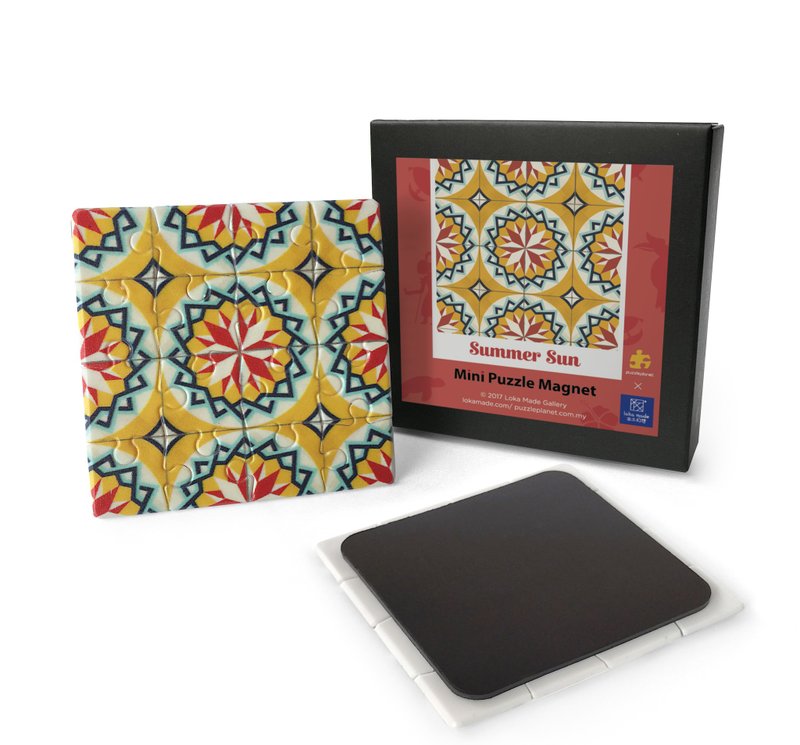 Mini Puzzle Magnet: Summer Sun