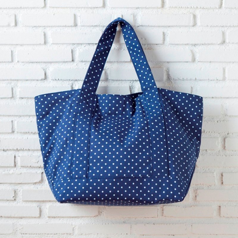 Summer Tote Dot Blue