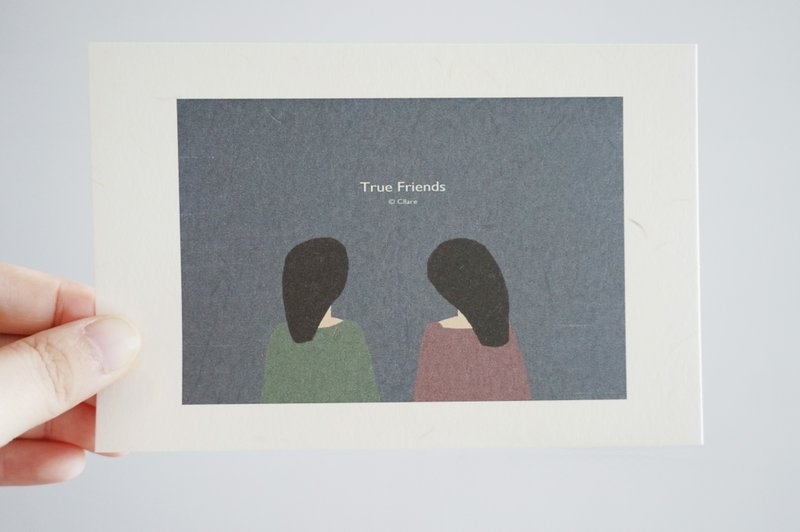 True Friends- Postcard/card