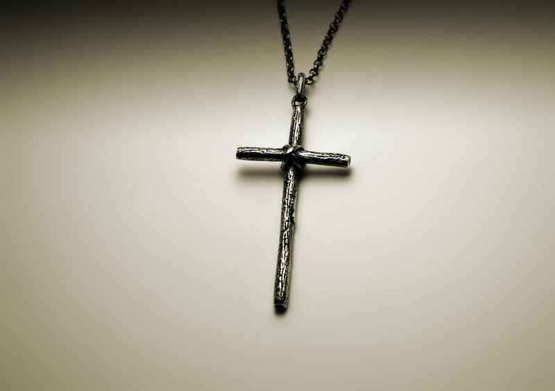 Slender twig necklace