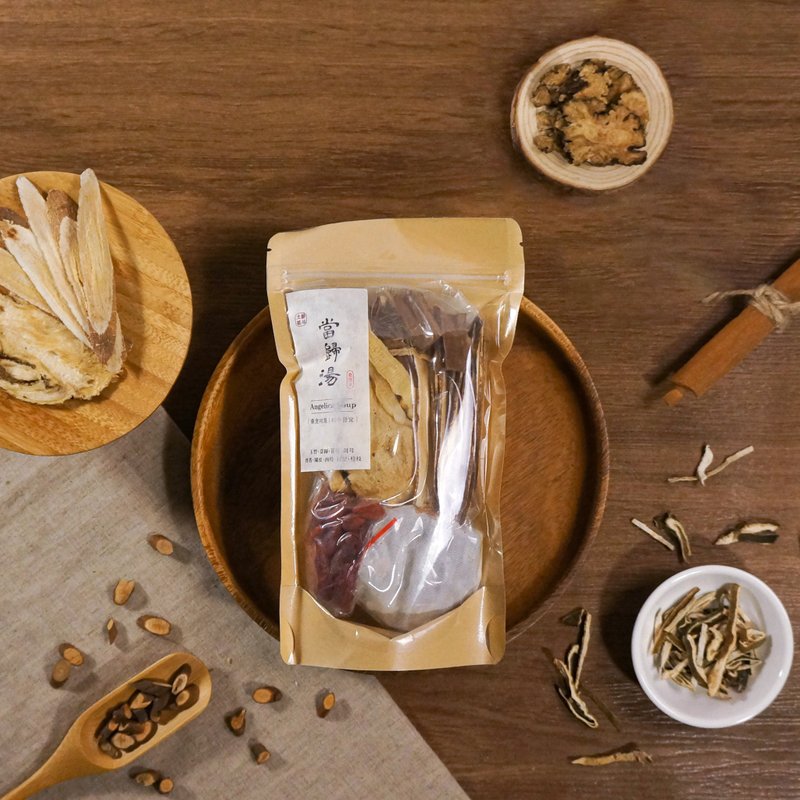 漢方養身 l 當歸湯藥膳包 嚴選原料 補氣養生 四季皆宜 - 料理包/調理包 - 植物.花 咖啡色