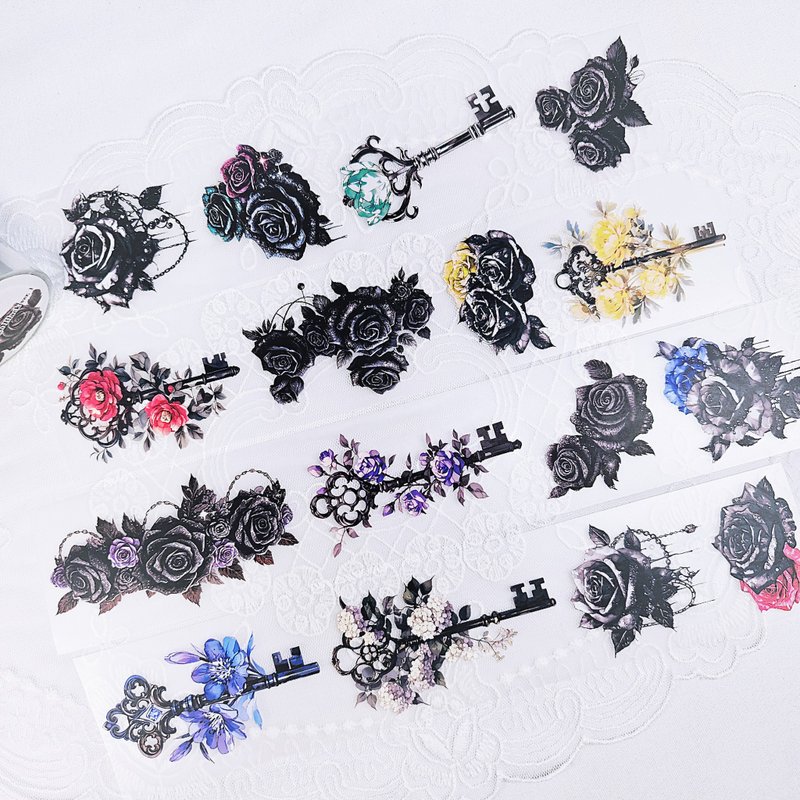 High black No.1 pet masking tape - 紙膠帶/和紙/PET - 其他材質