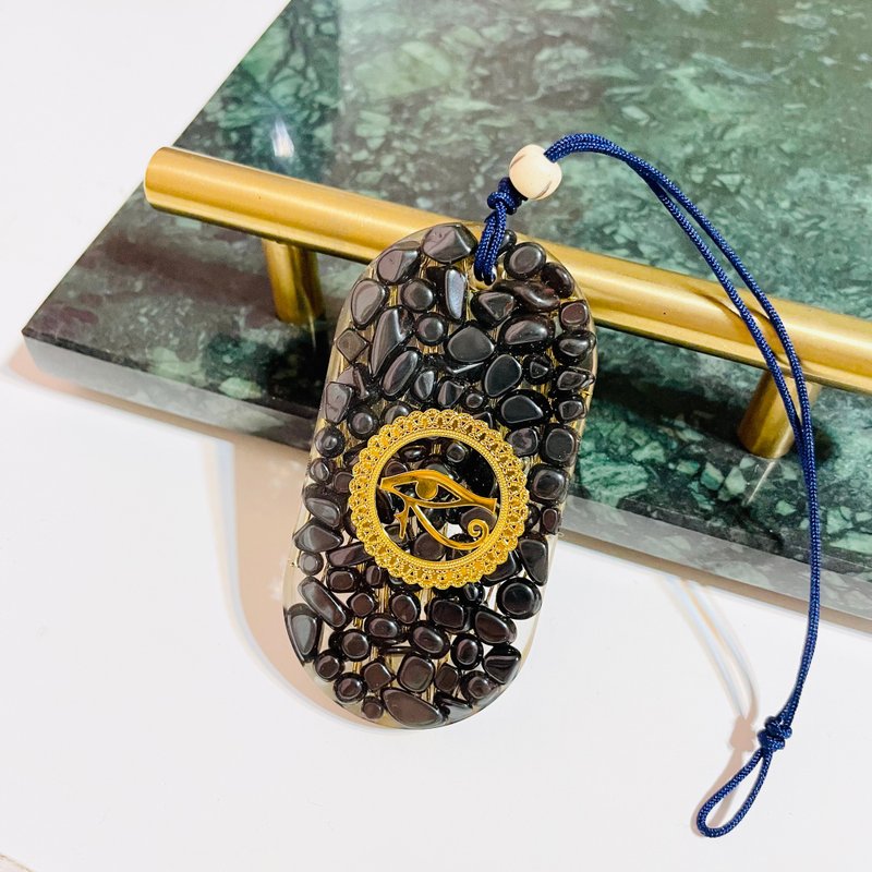 奧剛掛飾/開運招財/水晶療癒/包包掛飾/畢業禮物/送禮 - 吊飾/掛飾 - 半寶石 黑色