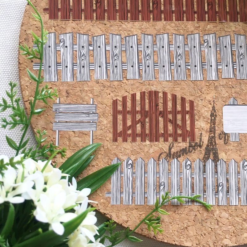 PET wooden fence transparent weak adhesive tape