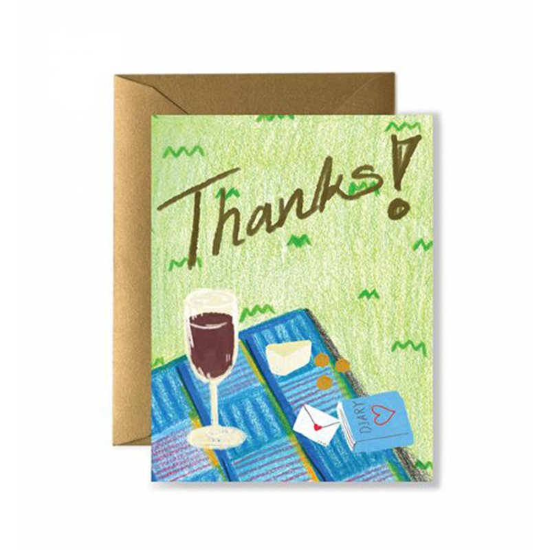Garden Thank You Greeting Card