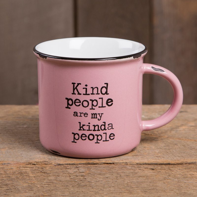 Imitation enamel mug-Kind people∣MUG250
