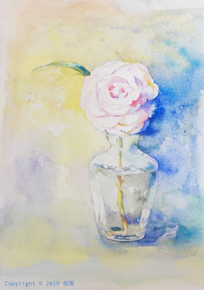 **YUYU ART** Watercolor painting **Camellia