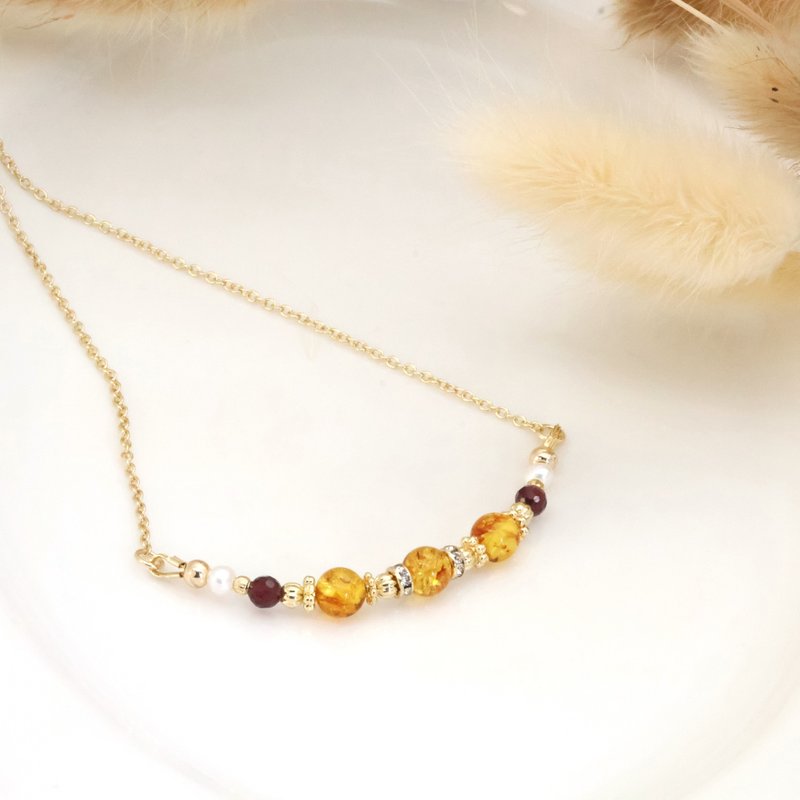 客製化長度可調項鍊 | 客製化設計禮物 情人節禮物 母親節禮物 - 項鍊 - 水晶 多色