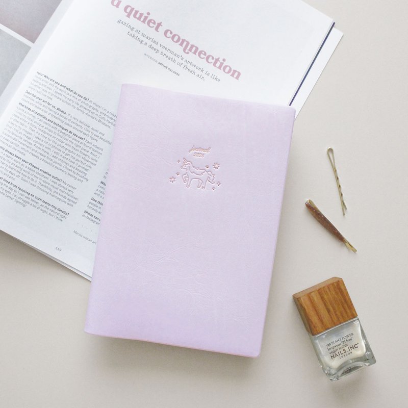 MATOKA ダイアリー 2026年版 2025年10月始まり B6ウィークリー ブロック Sucre Unicorn - 筆記本/手帳 - 紙