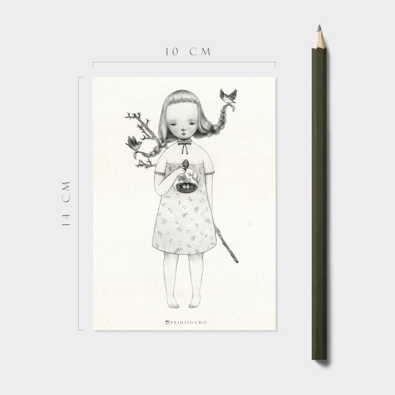 Spring postcard