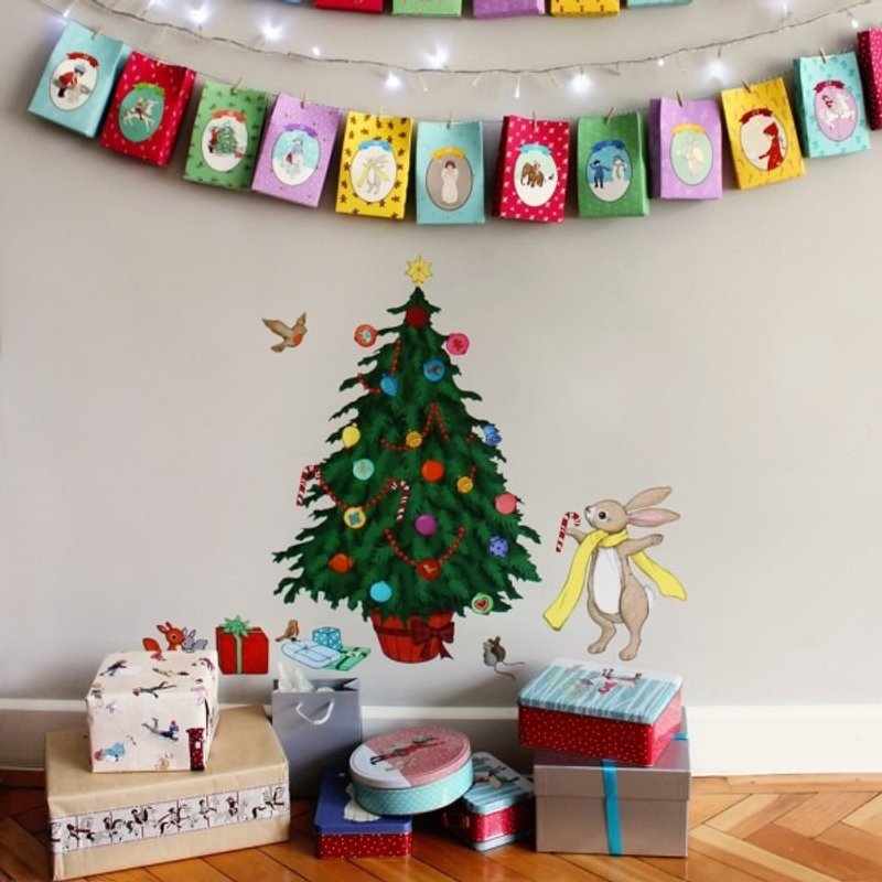 Belle & Boo Christmas Tree Stickers Group