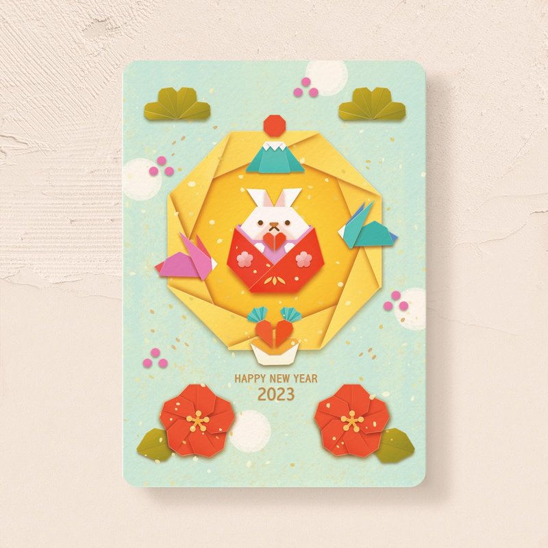 postcard-兔年賀年卡*數量限定 - 卡片/明信片 - 紙 多色